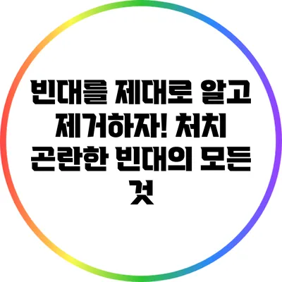 빈대를 제대로 알고 제거하자! 처치 곤란한 빈대의 모든 것
